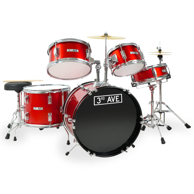 3rd Avenue 5 Piece Junior Drum Kit