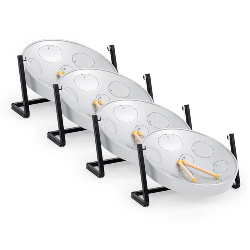 Jumbie Jam Grey Table Top Steel Pan Pack of 4