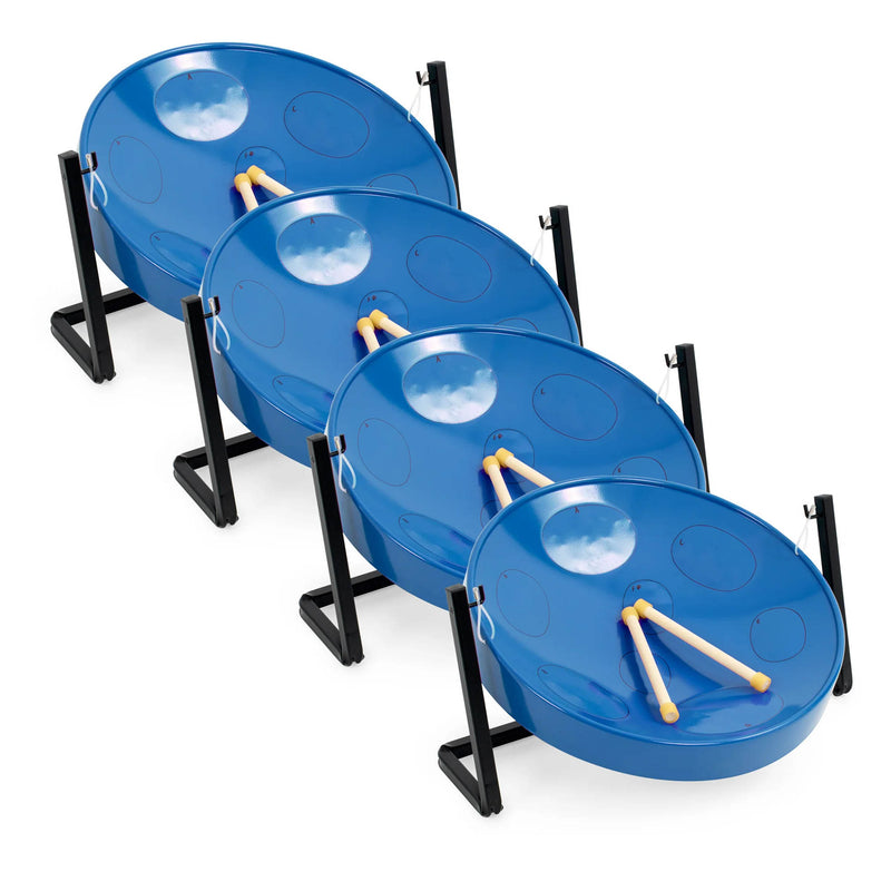 Jumbie Jam Blue Table Top Steel Pan Pack of 4