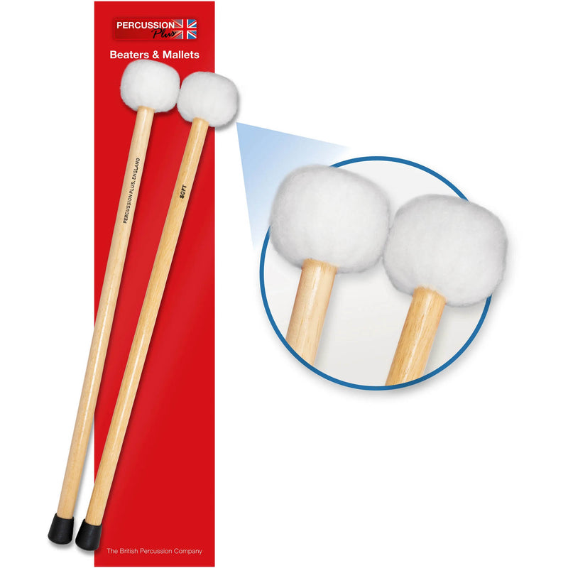 Percussion Plus Timpani Mallets Pair - Soft