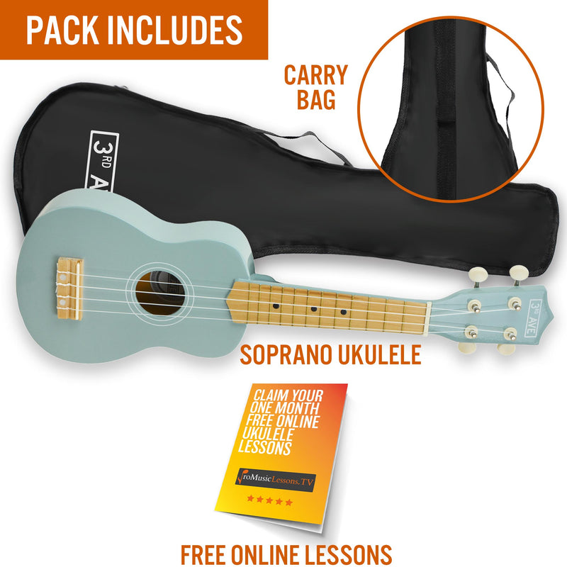 3rd Avenue Soprano Ukulele Ukuleles