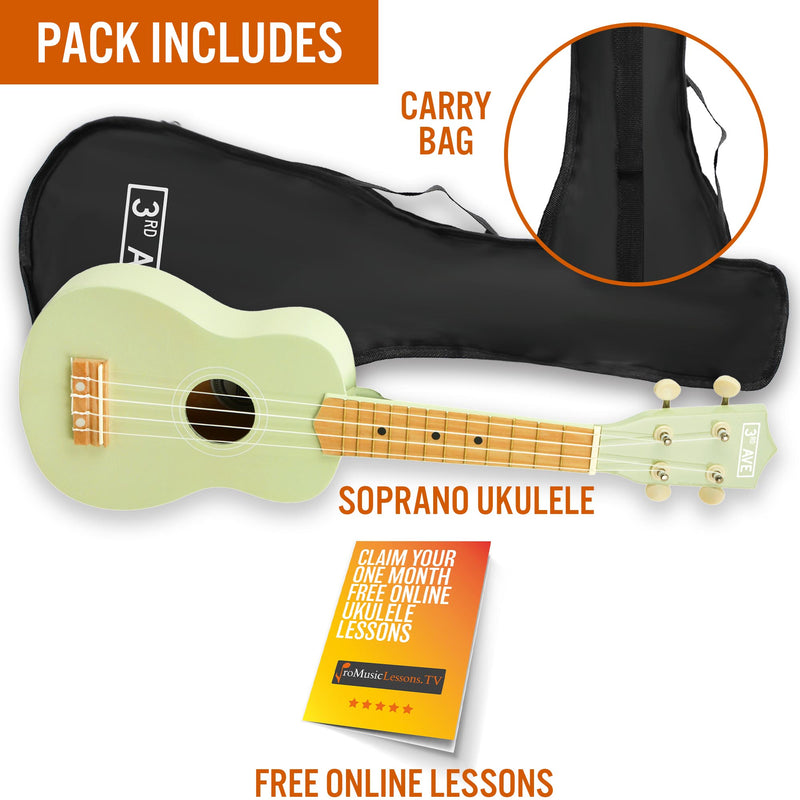 3rd Avenue Soprano Ukulele Ukuleles