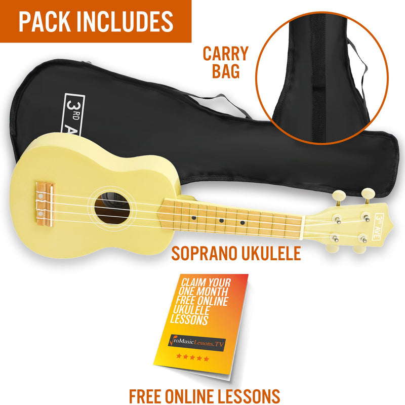 3rd Avenue Soprano Ukulele Ukuleles