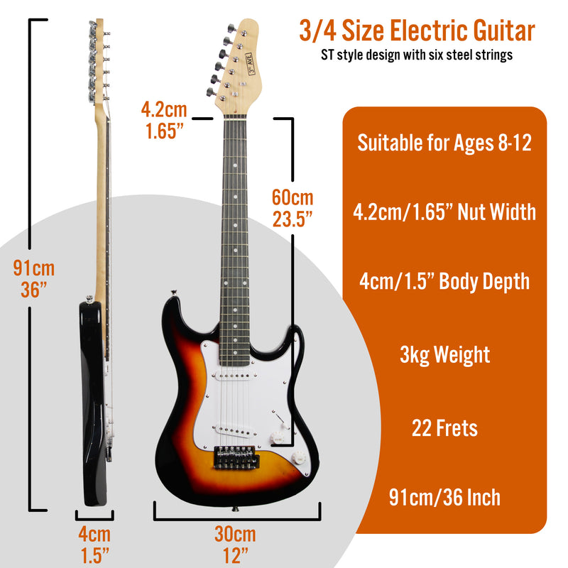 3rd Avenue 3/4 Size Electric Guitar Electric Guitars