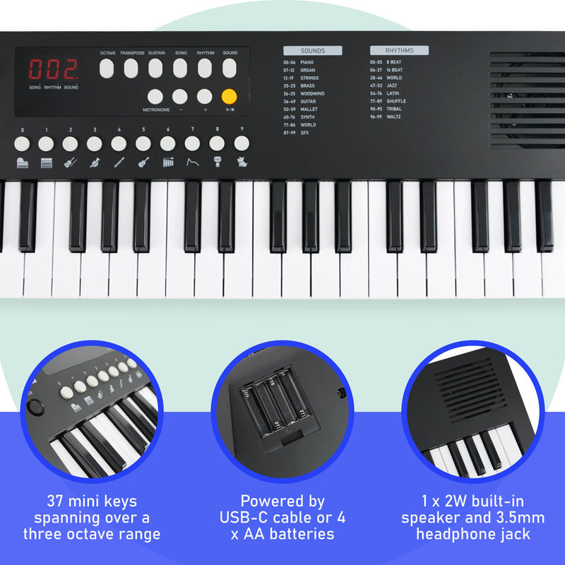 Axus Mini Keyboard 37 Key Keyboard