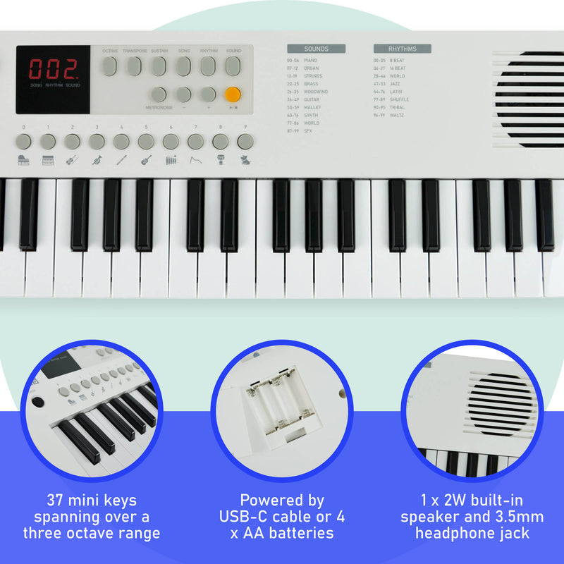 Axus Mini Keyboard 37 Key Keyboard