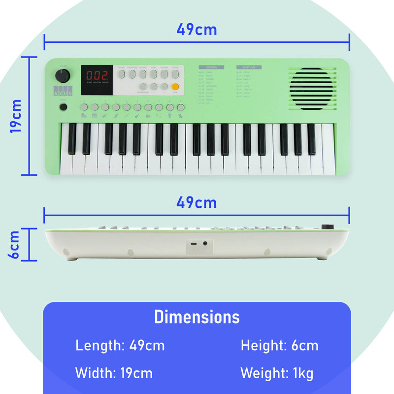 Axus Mini Keyboard 37 Key Keyboard