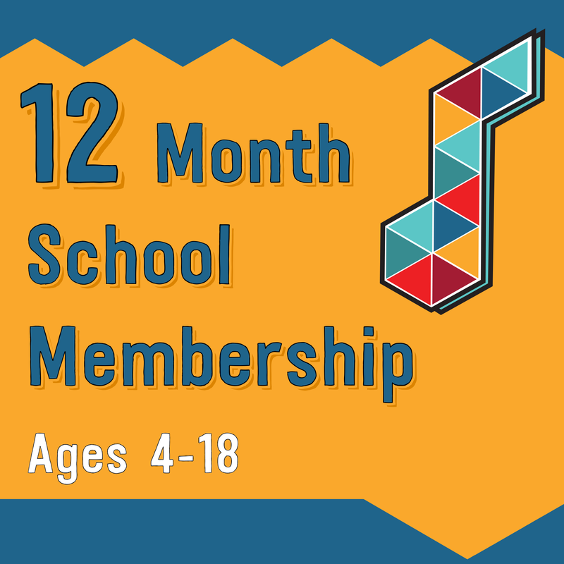 12 Month Sing Up School Membership (ages 4-18 | Capital Grant funding)